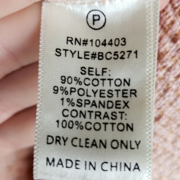 JOA Los Angeles raw hem blouse - Picture 4 of 5